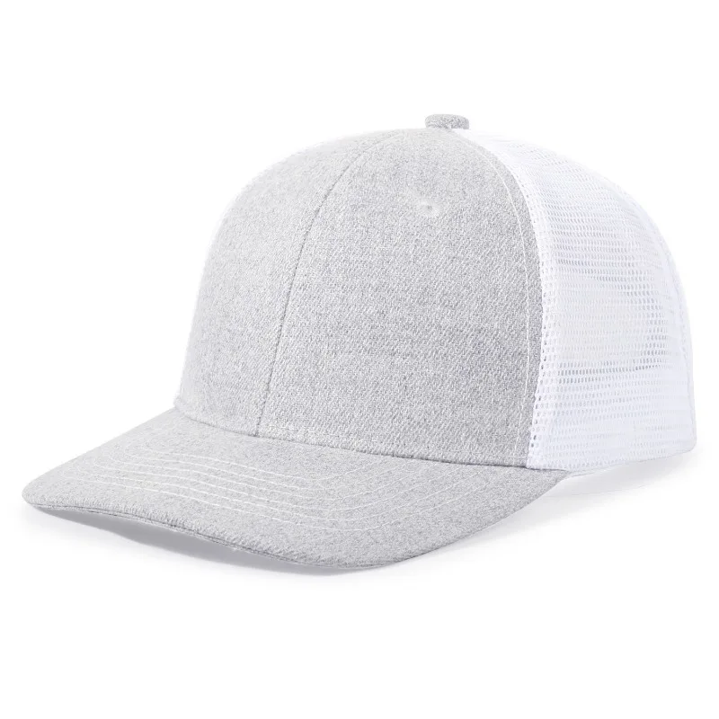 Spring and Summer New Hat DIY Logo Truck Driver Hat Outdoor Shading Color Matching Mesh Casual Adjustable Unisex Baseball Cap