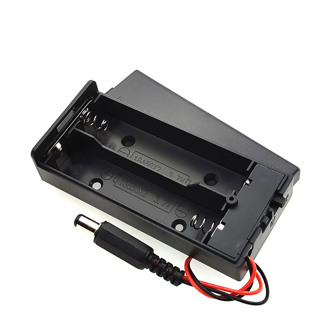 2*18650 Battery Box 18650 Battery Holder 18650 Battery Case With ON/OFF Switch With DC Series Connection 2* 3.7V