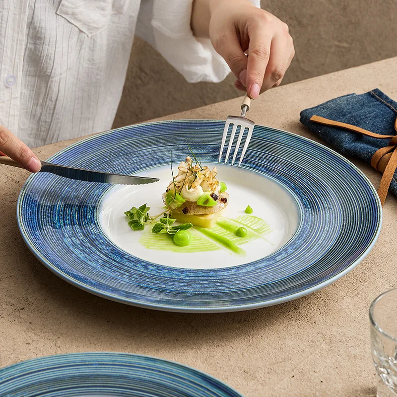 Wholesale Elegant Style 12 piece Melamine Tableware set Outdoor Kitchenware Products for 4 people used Melamine Dinner set view 3