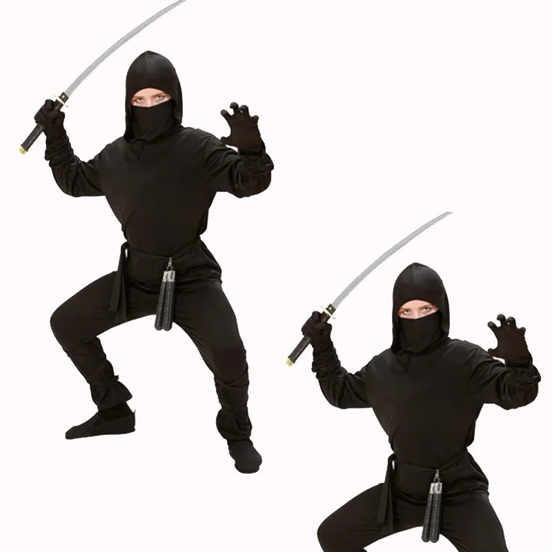 Ninja Child Costume Party Costume ragazzi Halloween Fancy Coat supereroi costumi Cosplay Ninja Clothes regalo per bambini