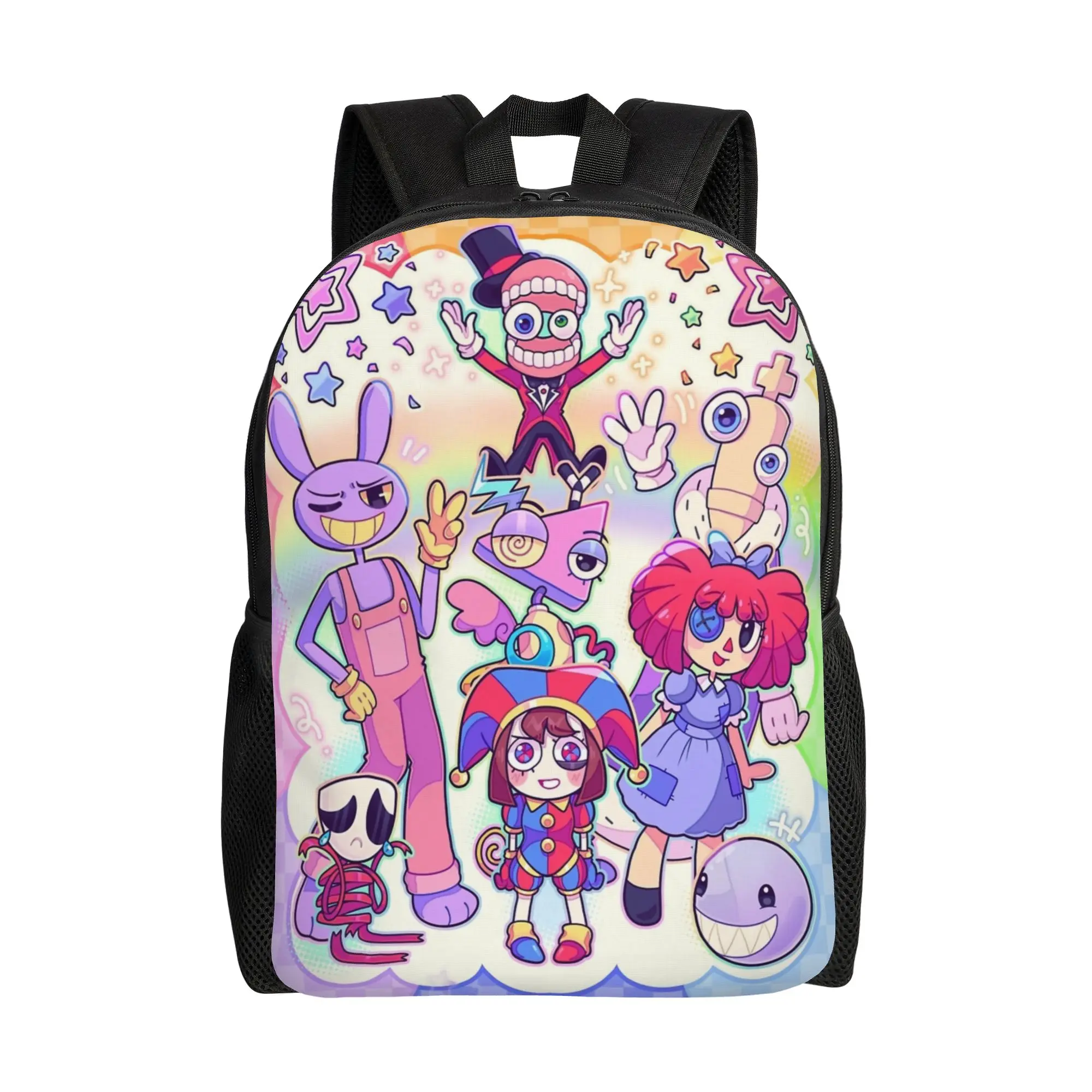 Sac à dos mignon de dessin animé P-Pomnis J-Jaxs, sac à dos de sport pour lycée, randonnée, voyage, T-TADCs, sac à dos pour hommes et femmes, sacs en toile pour ordinateur portable