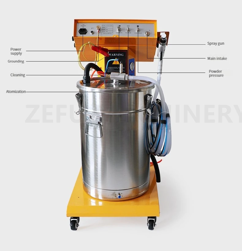 Powder Coating Machine Deep Corners Paint System Electrostatic Spraying Machine Electrostatic Powder Spray Gun