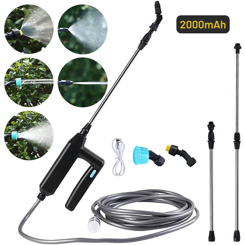 

Scalable High-Power Garden Electric Sprayer Gun With 3/5/8M Hose Plant Sprayers Automatic Atomization Sprinkers For Garden Lawn