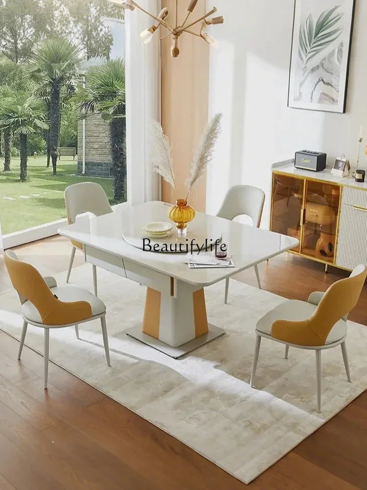 4*Automatic mahjong machine household ultra-quiet dining table mahjong table dual-purpose