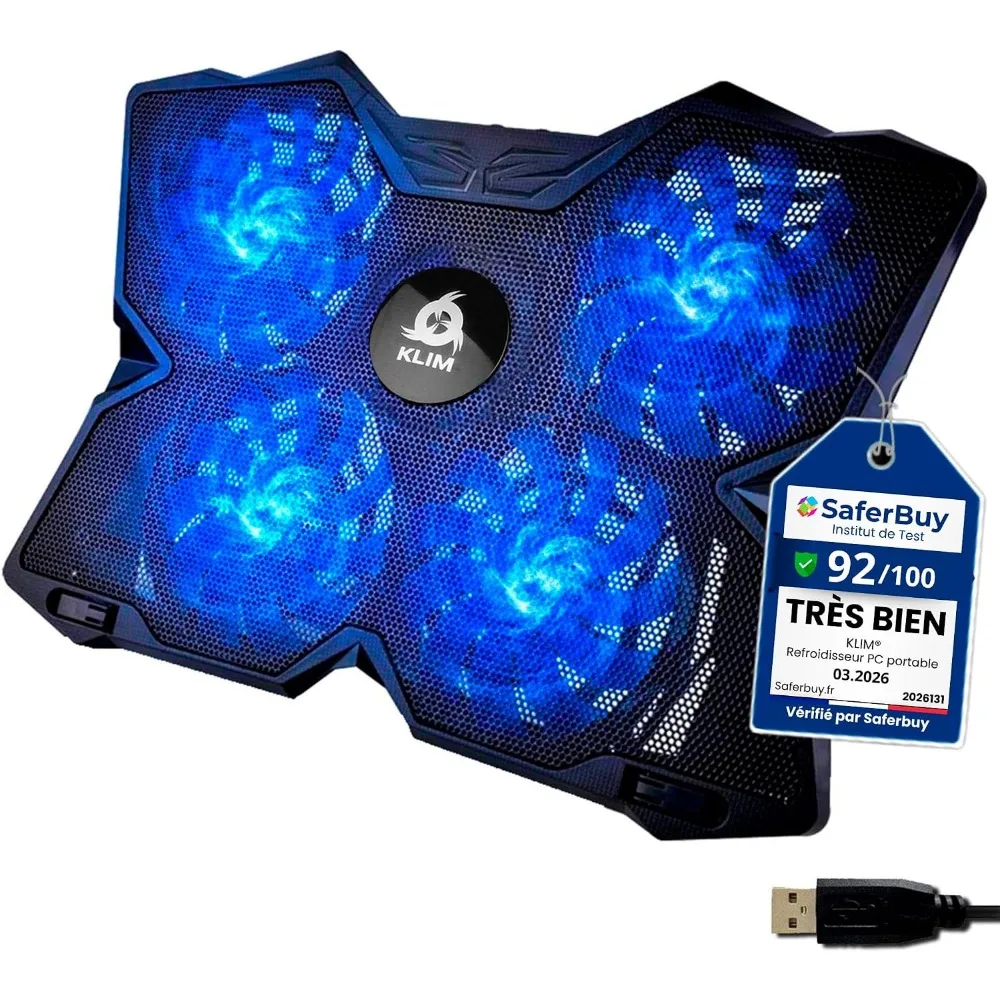 High Speed Laptop Cooling Pad with 4 Fans