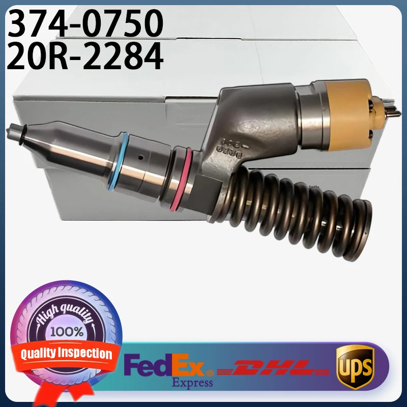 

374-0750 20R-2284 High Quality Diesel Fuel Injector 3740750 20R2284 for Caterpillar CAT C15 C18 C27 C32 Diesel Engine