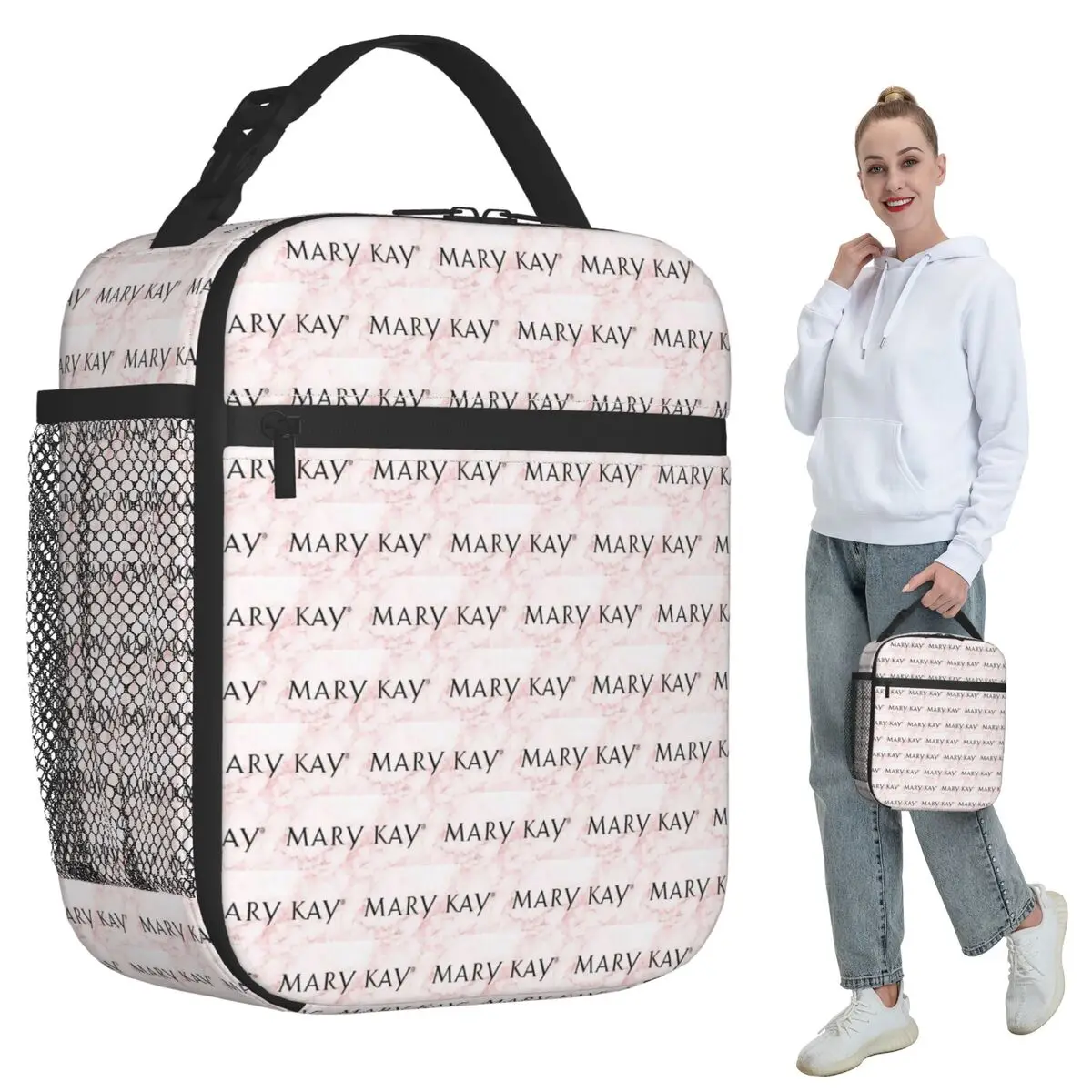 

Термосумка для обедов Mary Kay для женщин, офисная термосумка-холодильник, герметичный контейнер для еды