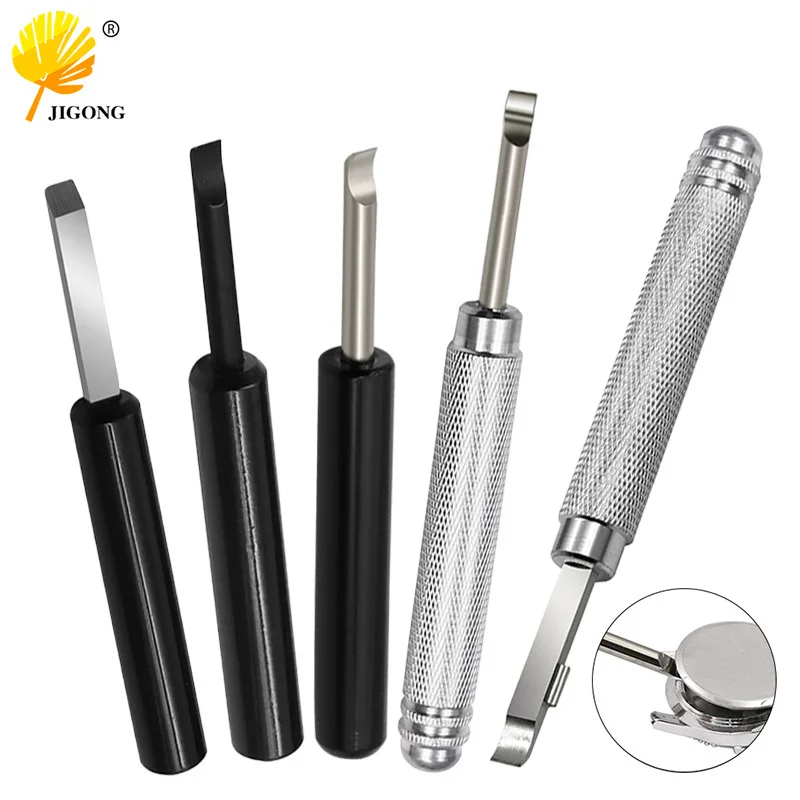 Watch Back Cover Opener Battery Replacement Pry Tool Aluminum Handle Watch Repair Pry Tool Multi-Purpose Watch Repair Tool Botto