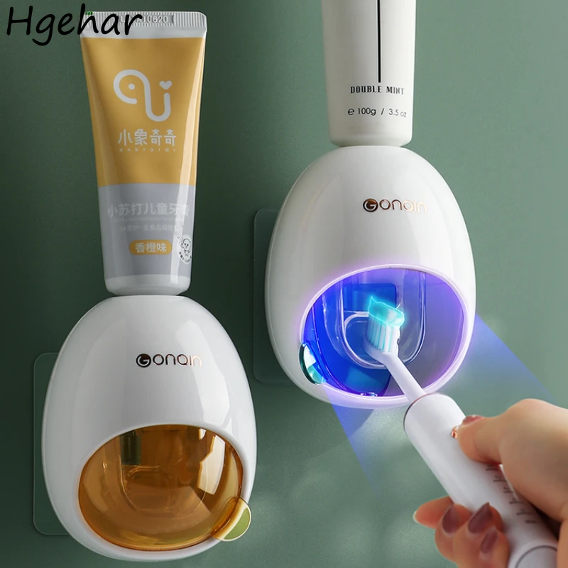 Toothpaste Squeezers Bathroom Dentifrice Dispenser Bathroom Accesorios Home No Punching Required New Ball-shape Kids and Adults