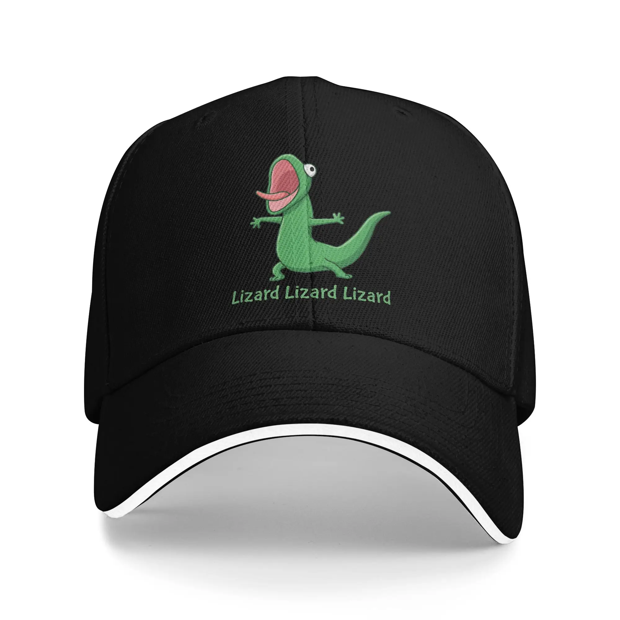 Tom Lizard Lizard Lizard Meme Weirdcore Animals Baseball Caps  Hoppers Sandwich Caps for Men Women Adjustable Headwear Fishing