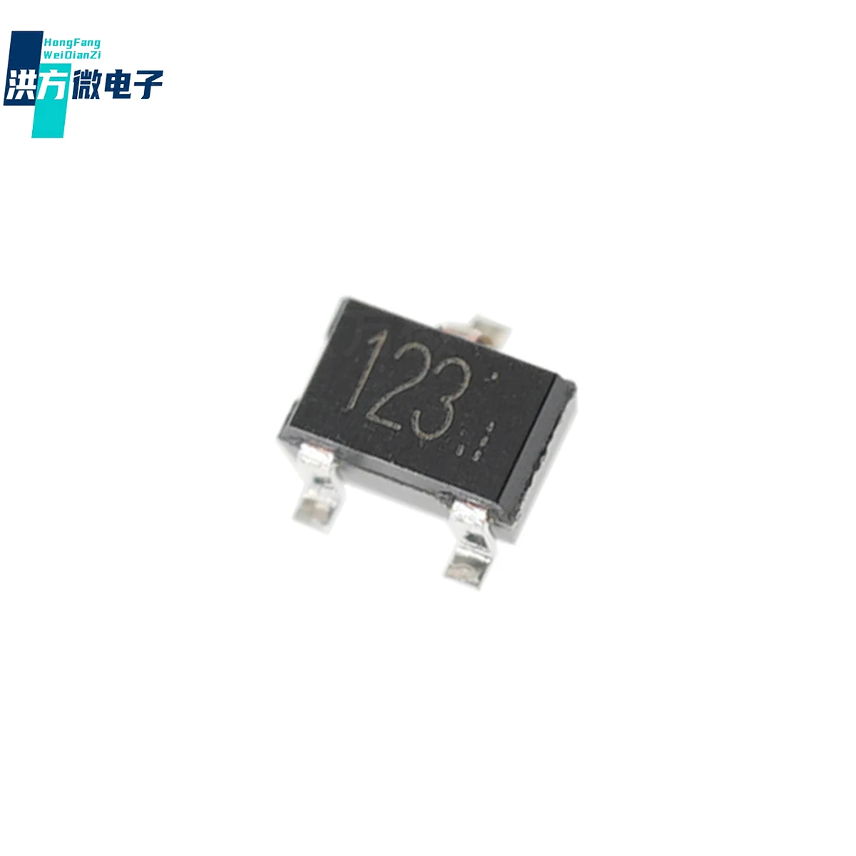 配信元のデジタルトランジスタ,200mw,50v,100ma,1 npn,10-200個sot-323 SC-70 dtc143zuat106,マーキング: 123