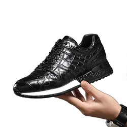 Autumn Casual Man Designer Shoes Luxury Brand Genuine Sports Versatile Business Leather Shoes Men High Quality Sneakers 2022