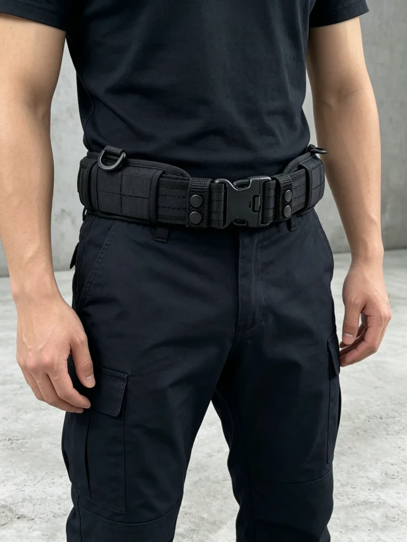 Lightweight Belt Tactical Combat belt MOLLE Plastic Buckle Quick Release Adjustable