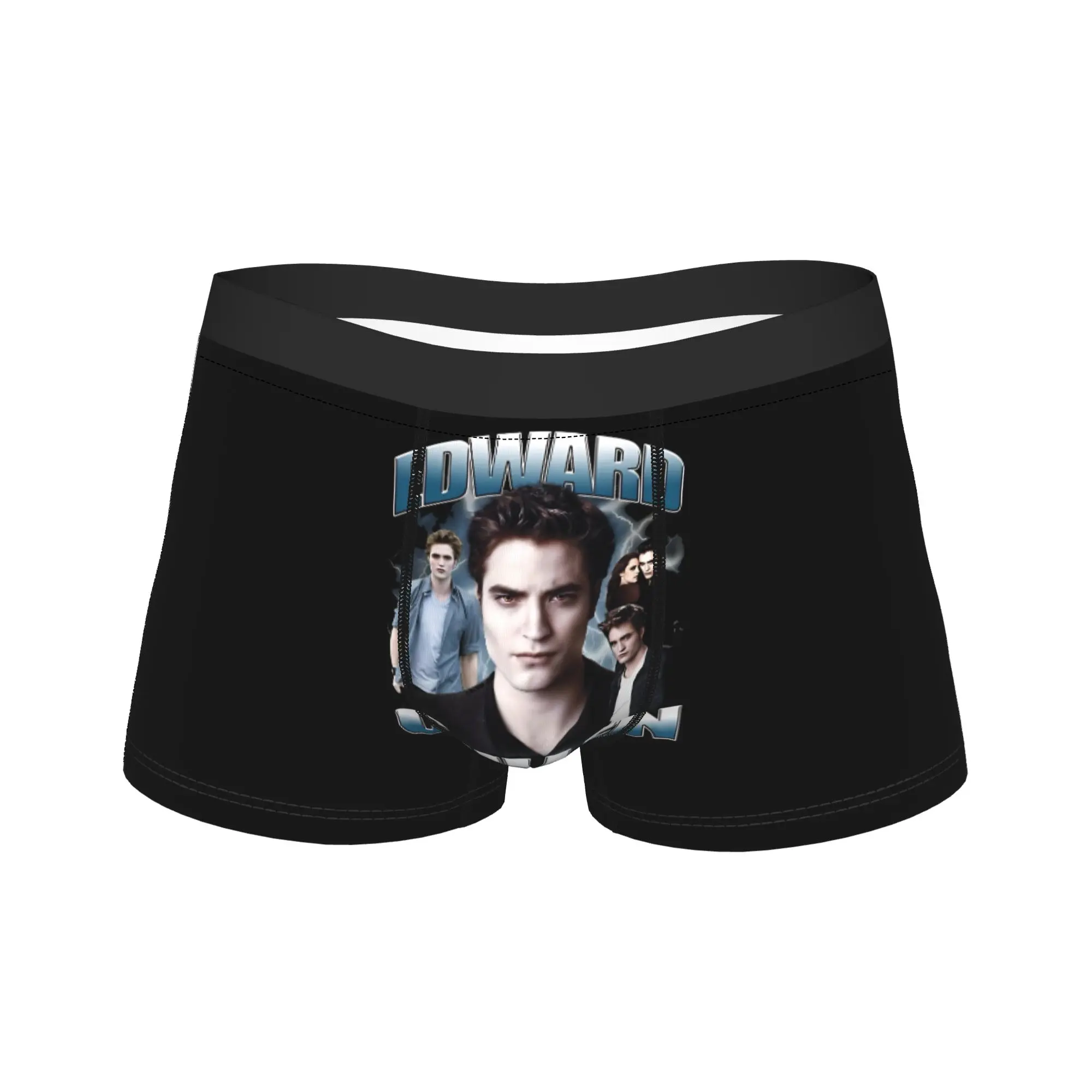 

Edward Cullen Twilight Underwear Men's Panties Customs Elastic Trunk High Quality Shorts Briefs Big Size