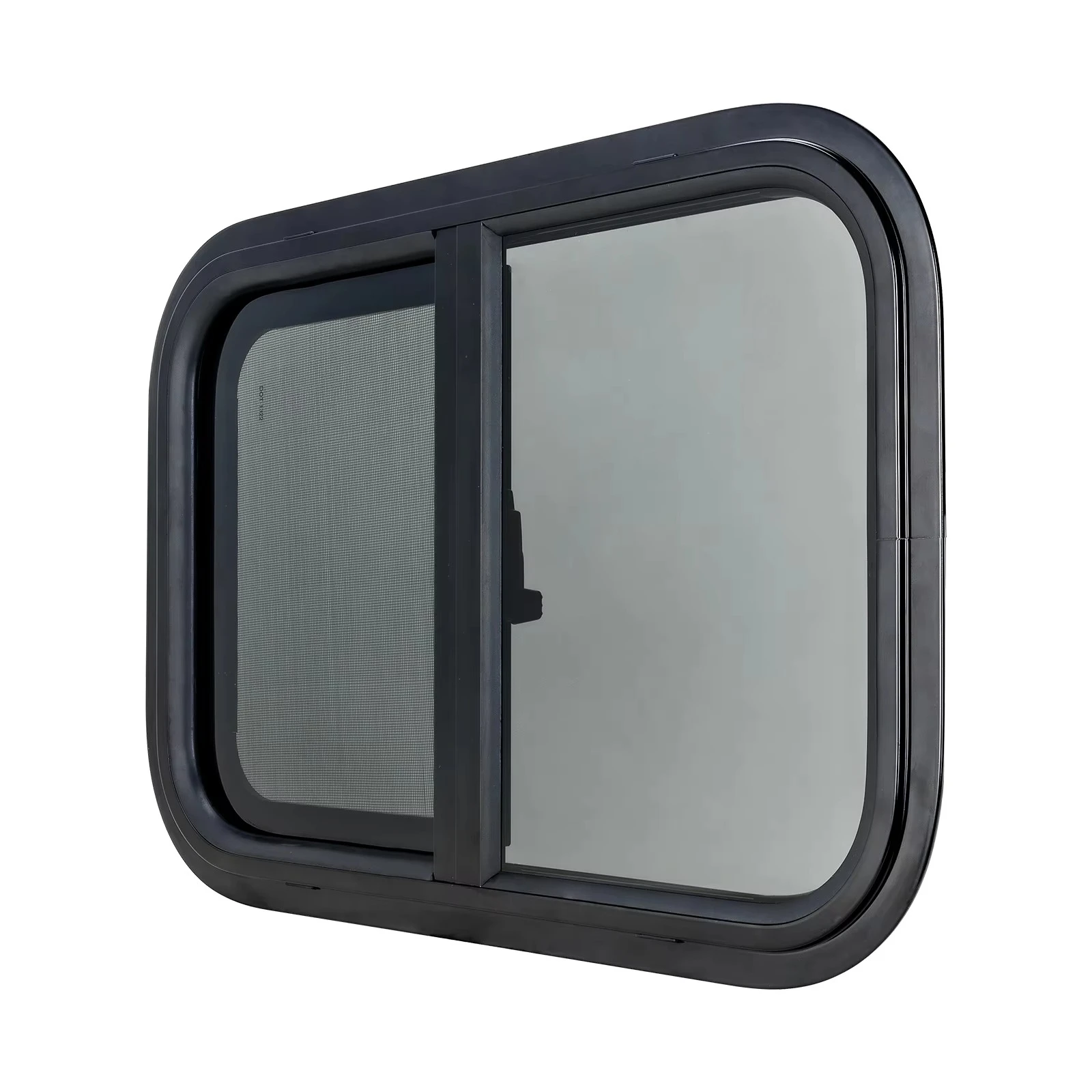 RV Sliding Window With Tempered Glass, Aluminum Alloy Frame And Fly Screen For Camper Trailer Motorhome
