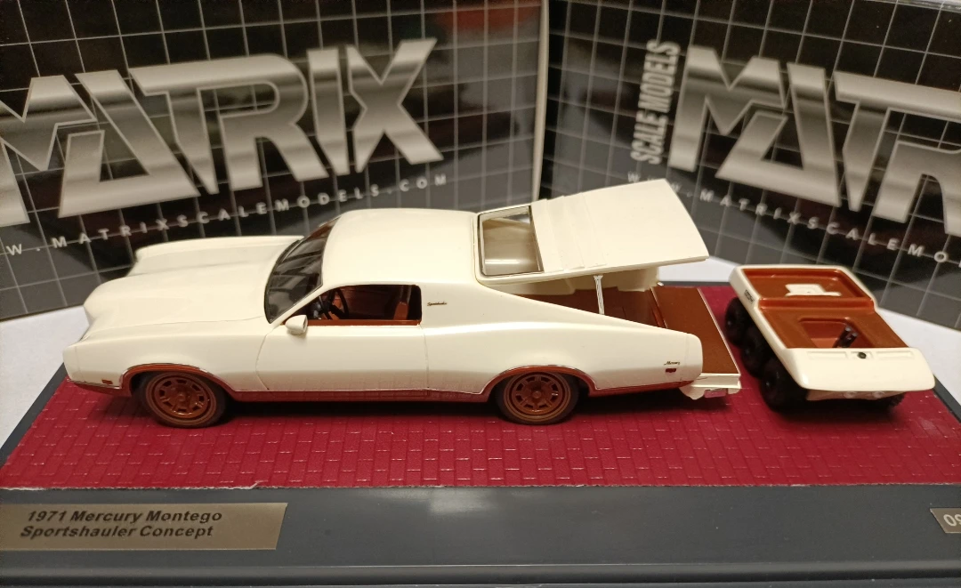 Matrix 1:43 Mercury Montego Concept 1971 Vintage Car Simulation Limited Edition Resin Metal Static Car Model Toy Gift