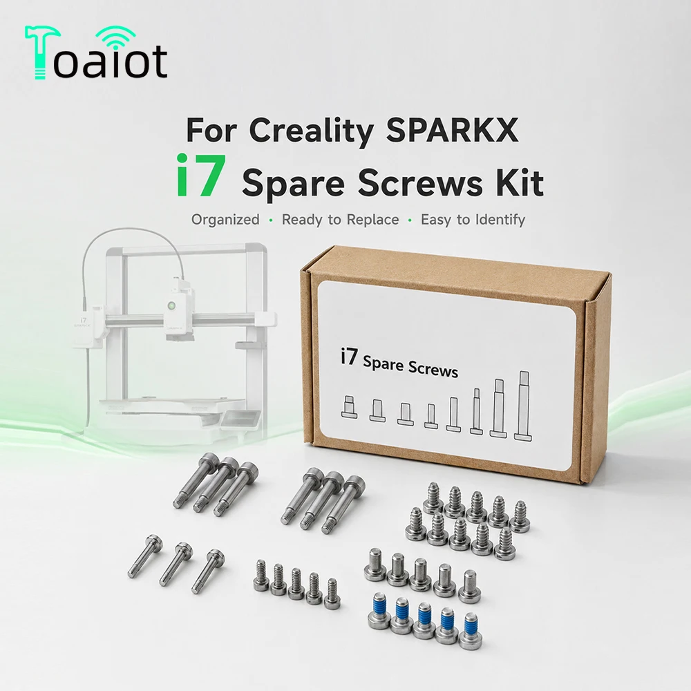 Spare Screws Kit  For Creality SPARKX i7  Easy To Install Precise Essential Spare Screws Kit For i7 3D Printer Parts