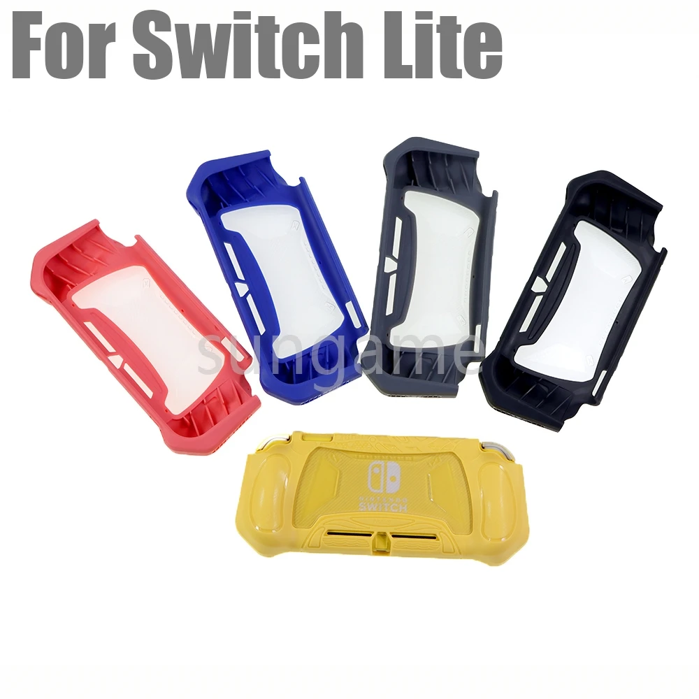 

5sets Case Compatible For Nintendo Switch Lite TPU and PC Protective Cover with Anti-Scratch Anti-Dust