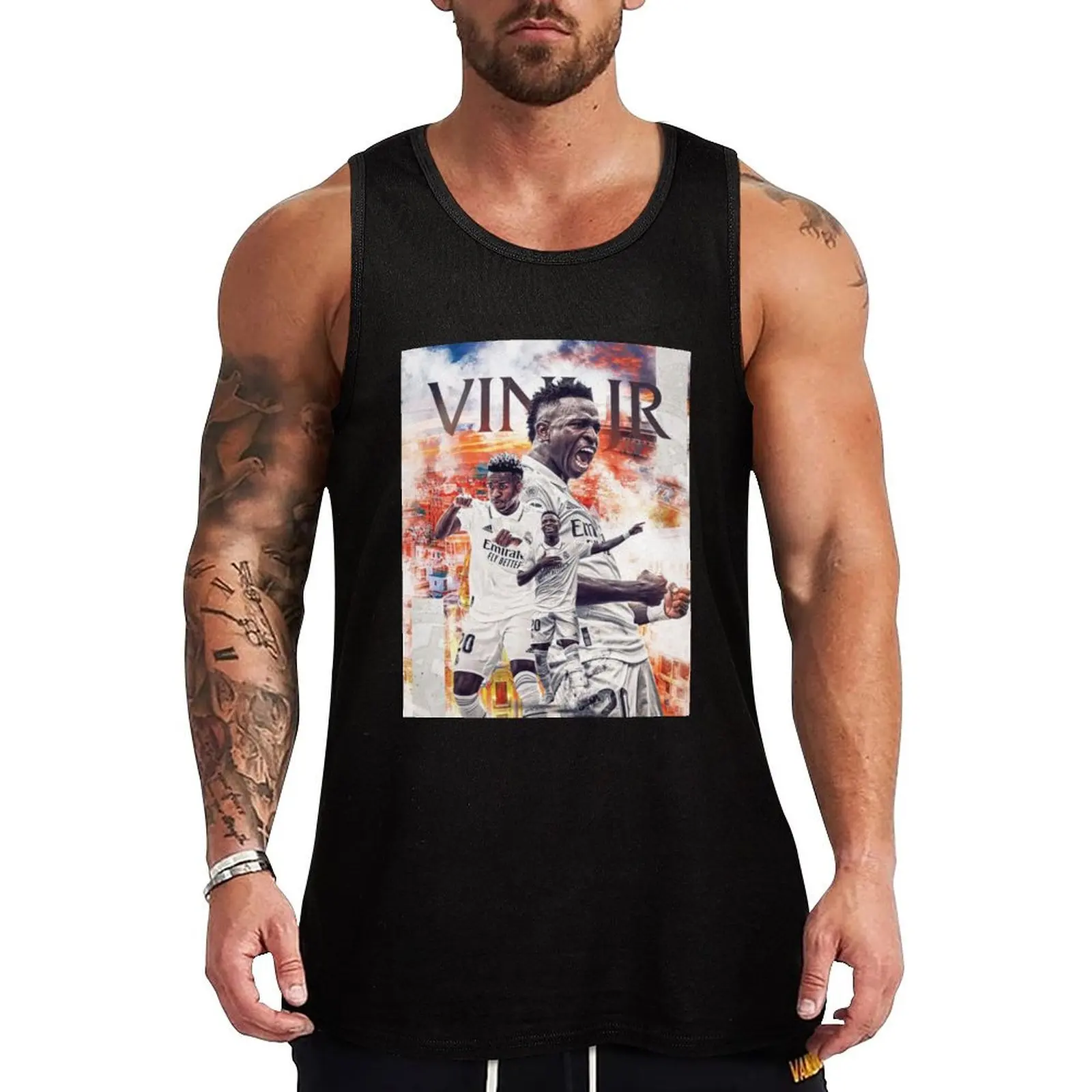 vinicius junior Tank Top Performance Athletic Tank Top Workout Running Shirt