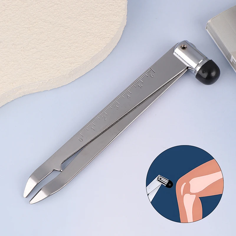 Медицинский ударный молоток из нержавеющей стали со шкалой, неврологический массаж, коленный молоток, перкуссия, рефлексы, диагностическая перкуссия