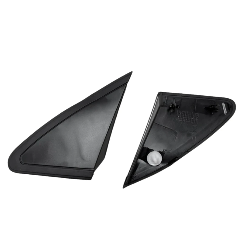 1Pair Front Window Glass Triangle Plate Trim 9804854077 9804853977 For Peugeot 408 2010-2014 Side Mirror Corner Cover