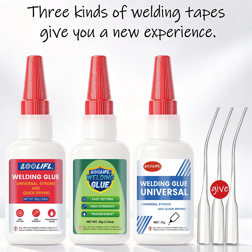 Welding Glue Universal Super Strong Quick Drying High Strength Transparent Adhesive for Metal Plastic Wood Ceramic Glass Repair
