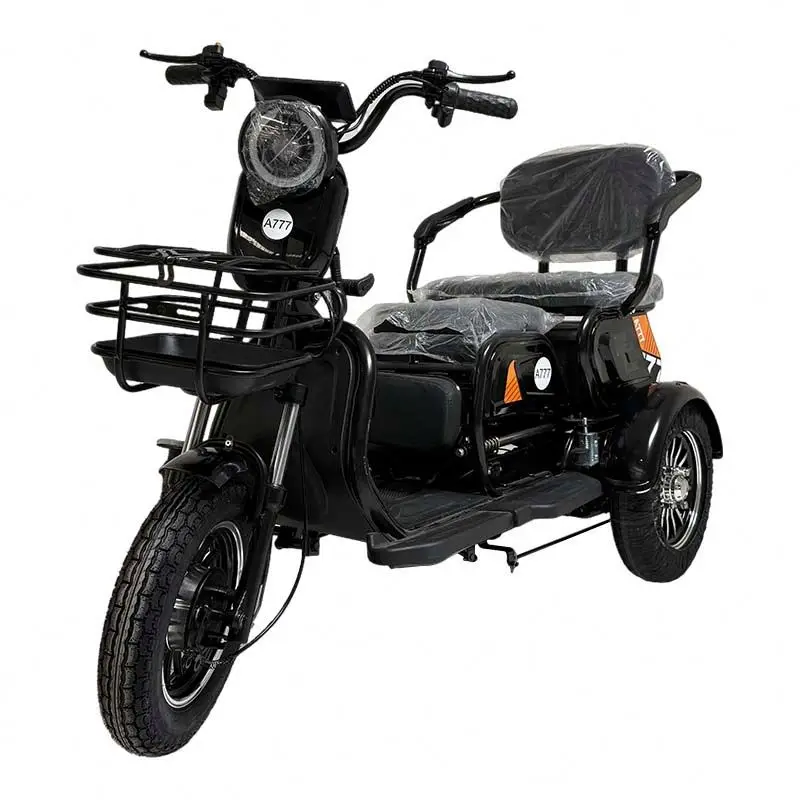 20Ah Electric Tricycle 3 Wheel High Speed Open Body Passenger Vehicle with Battery GCC/Eec/Dot Certified Grade 25