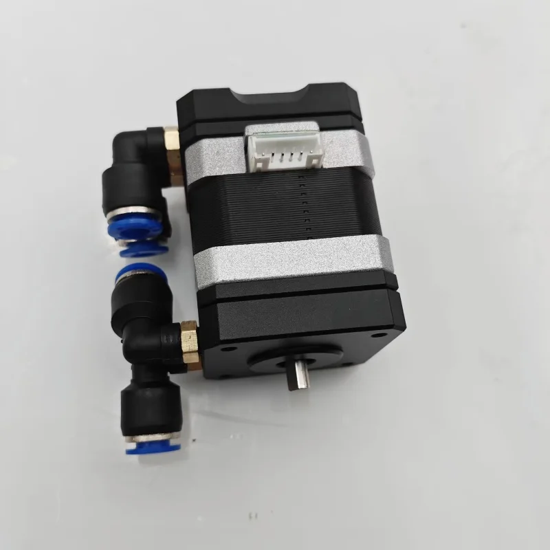 Funssor 1Set NEMA17 Stappenmotor Dual Endcap Waterkoeling Door DerrickDarrell NEMA17 Motor Vloeistofkoeler