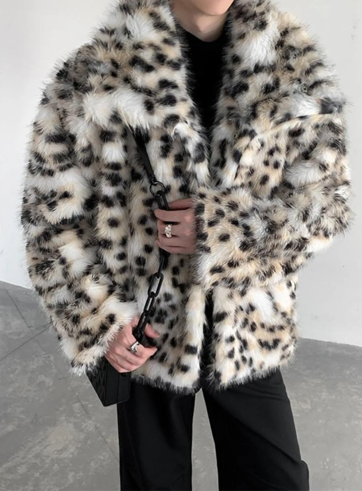 

Мужская зимняя куртка Y2K с меховым воротником, утепленная пухом, теплая, повседневная, модная, с капюшоном, ветрозащитная, термо.