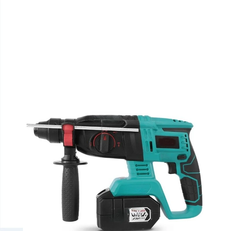 

Lithium battery electric hammer impact drill hammer brushless drill concrete heavy duty pick