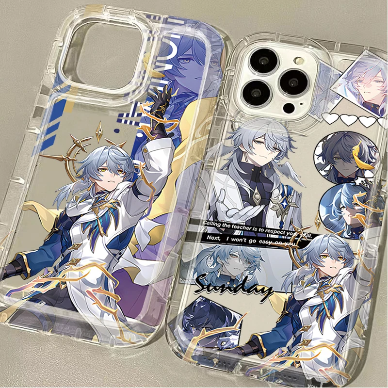 Game Honkai Star Rail Sunday Case for Samsung Galaxy S24 Ultra S22 S21 S23 FE S20 Plus Note 20 10 Pro A34 A54 A33 A53 Back Cover