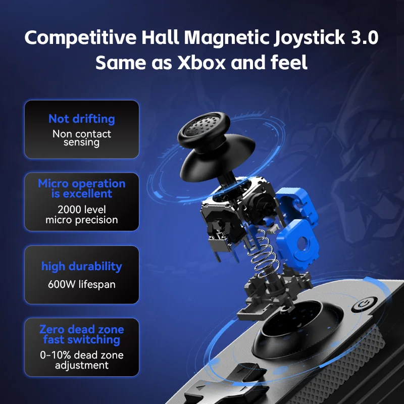The New D3S Stretchable Game Controller Comes With a Hall Joystick, Shortcut Buttons, and Supports PC, Android, iOS, Switch