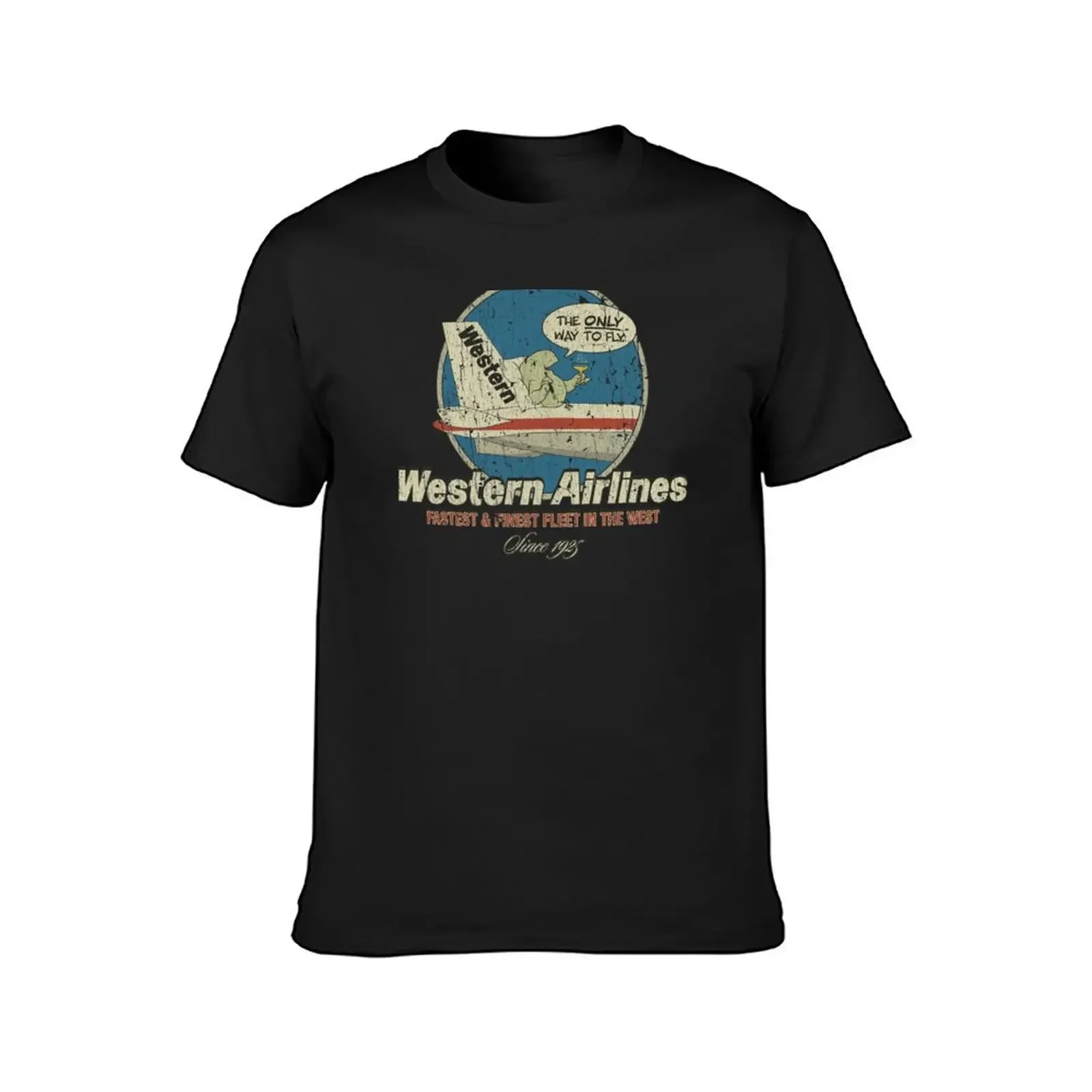 Western Airlines 1956 T-Shirt quick drying cute clothes gifts for boyfriend funny meme t-shirts plain white t shirts men