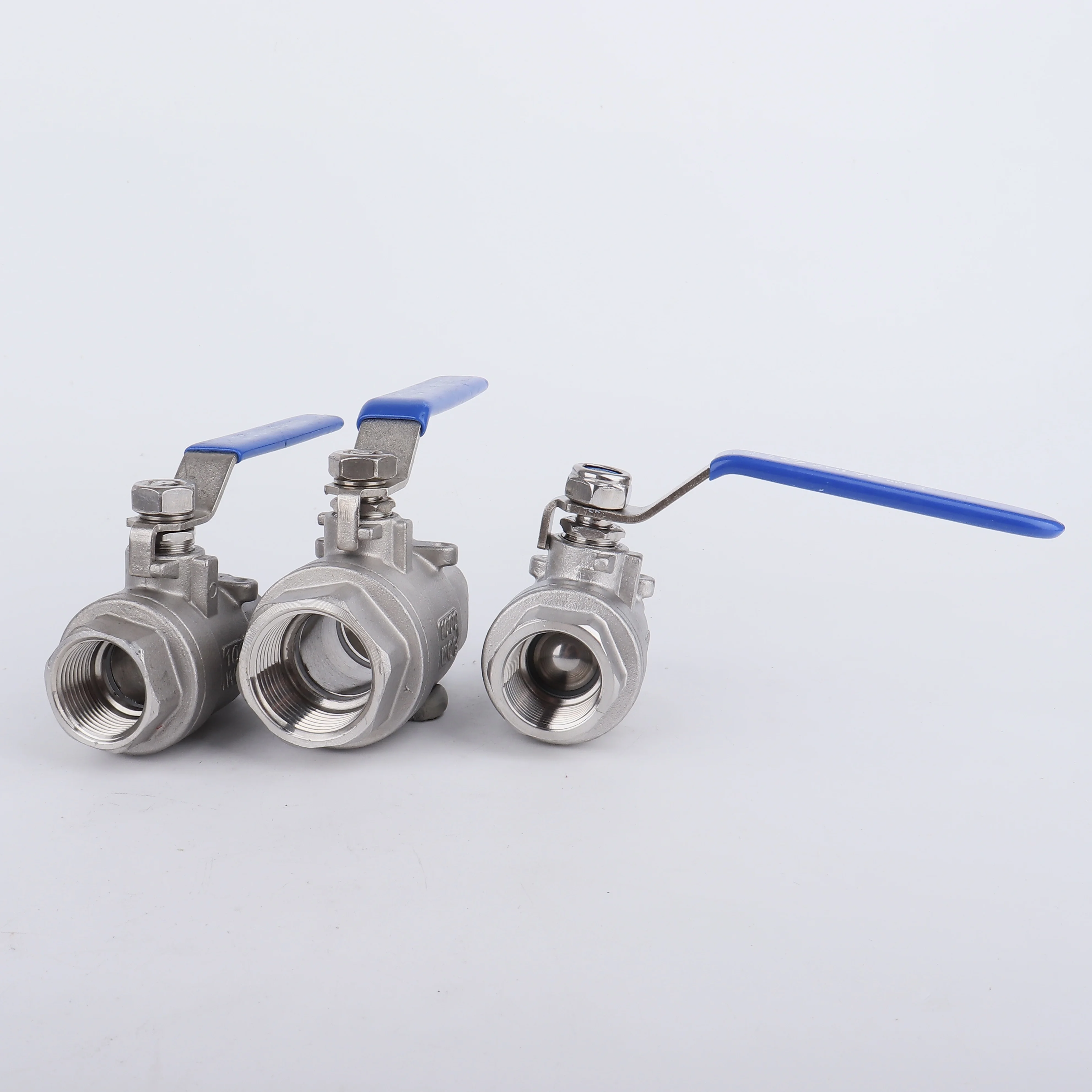 1-1/2"316 Stainless Steel 2PC Forging Ball Valve,PT Full Port Ball Valve 1000PSI