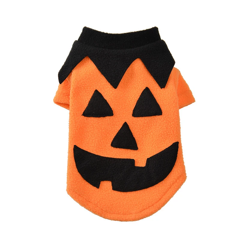 Funny Halloween Dog Clothes Pet Clothes for Small Dogs Pumpkin Dog Cat Hoodie Coat Winter Warm Chihuahua French Bulldog Costume