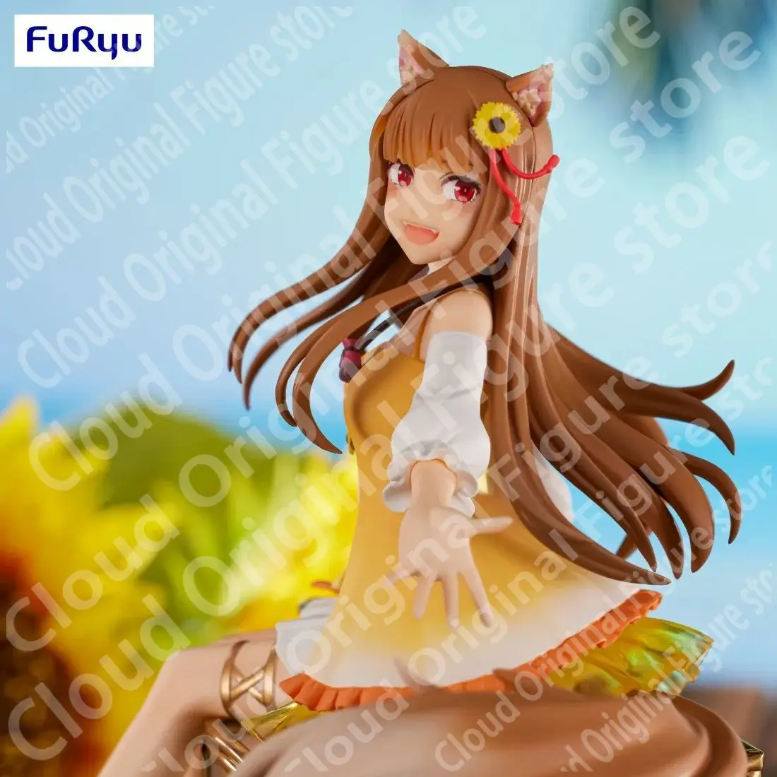 متوفر في المخزون الأصلي Furyu المعكرونة سدادة التاجر يلتقي الذئب الحكيم هولو هيماواري بولي كلوريد الفينيل عمل نموذج لجسم دمية لعبة الديكور