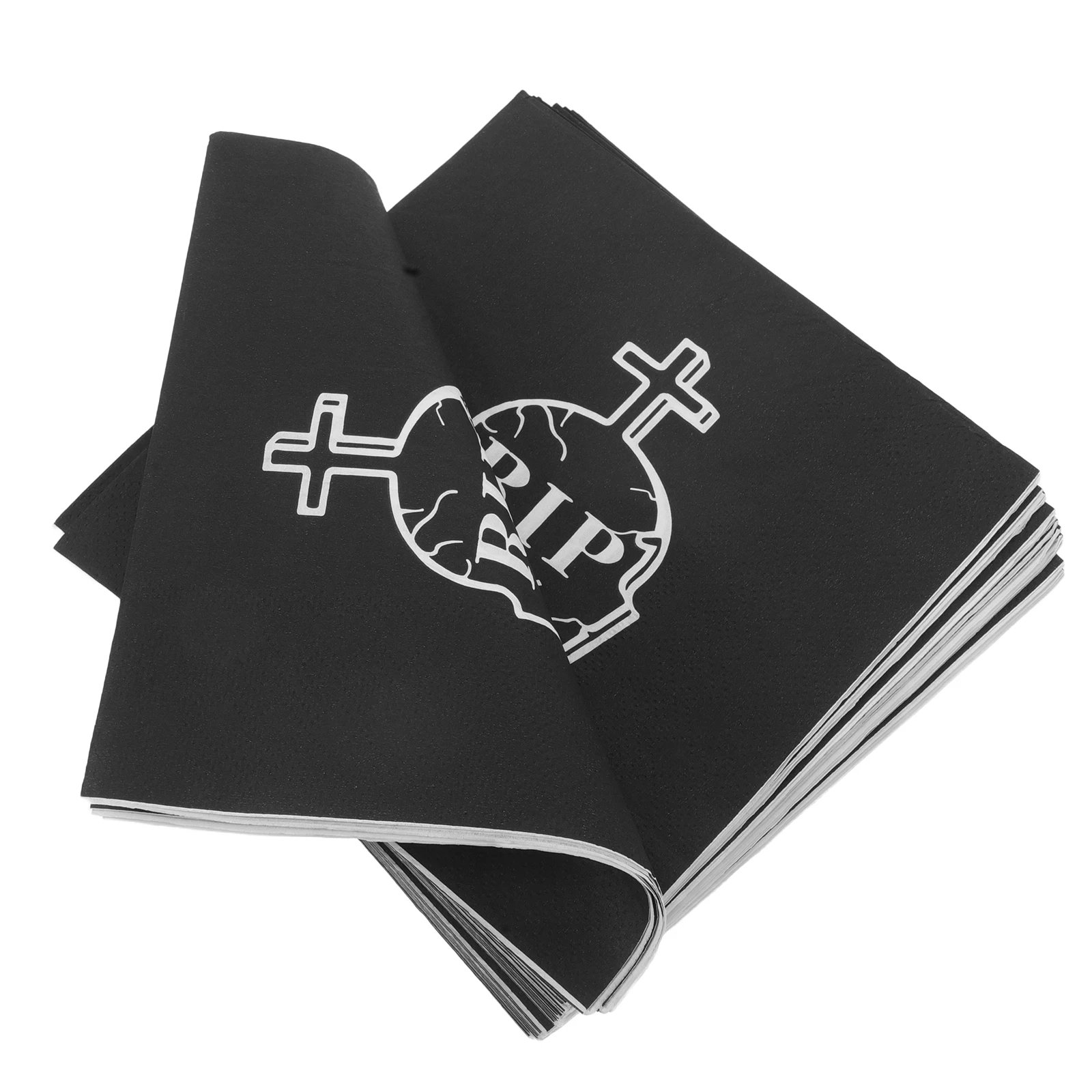 

20Pcs Halloween Party Napkins Disposable Paper Cocktail Napkins Birthday Decorations Disposable Guest Towel