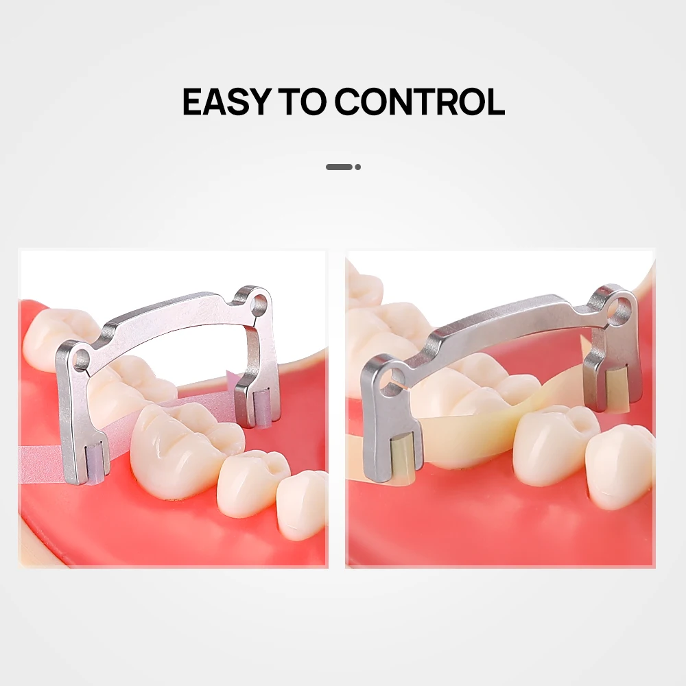 Joy dental 2pcs Zahn polierst reifen halter Set Metall Hand veredelung Zahnarzt werkzeug für Harz zähne Schleifen Schleifen Formen – Detail 5