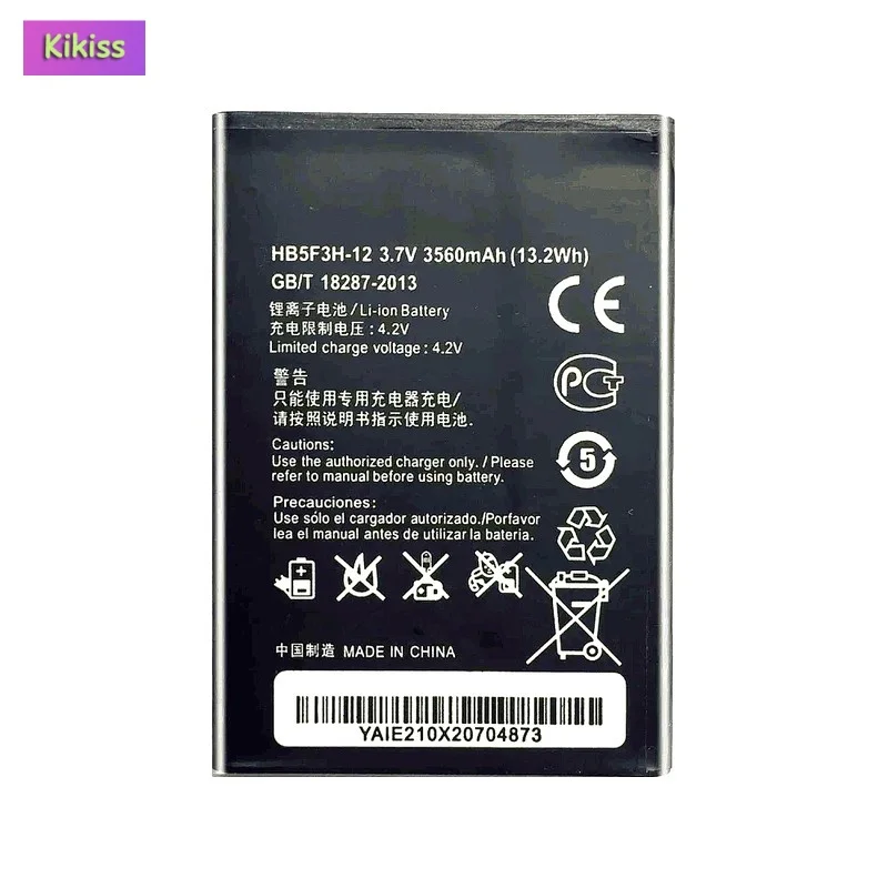 Replacement Mobile Phone Battery For Huawei Ascend E5372T E5775 4G LTE FDD Cat 4 WIFI Router HB5F3H HB5F3H-12 3560mAh