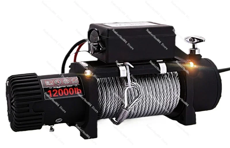 

Winch Electric 12V Off-Road Vehicle Self-Rescue Vehicle Small Crane Hoister 24V Electric Hoist Fast Lift Trailer