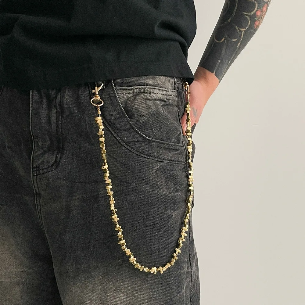 

Imitation Pearl Punk Waist Chain Handbag Chain Men Tassel Bag Men Wallet Chain Women Jewelry Gift Hip Hop Rock Jeans Keychain