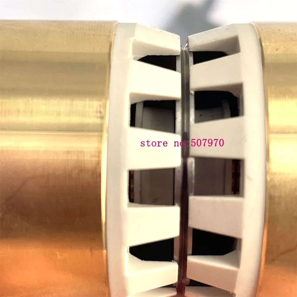 EDM Copper Pulley Roller OD32/42*60mm Assembly Guide Wheel Waterproof Molybdenum Wire Guide Wheel for EDM Wire Cutting Machine