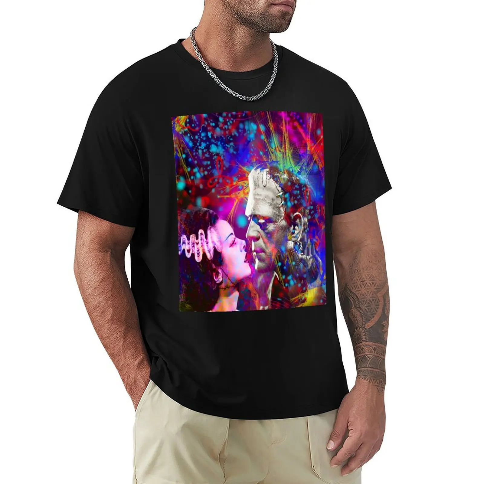 

Frankenstein`s Bride T-Shirt custom shirt T-shirts man croswit shirt man mens vintage t shirts