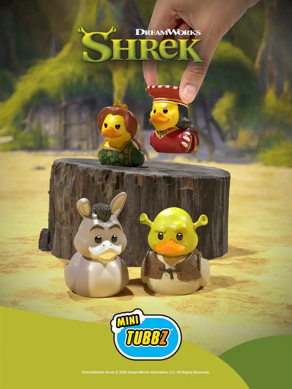 Figura Coleccionable Tubbz Shrek Monster , Pato Amarillo de Dibujos Animados, Juguete de Escritorio, Modelo Estátic...