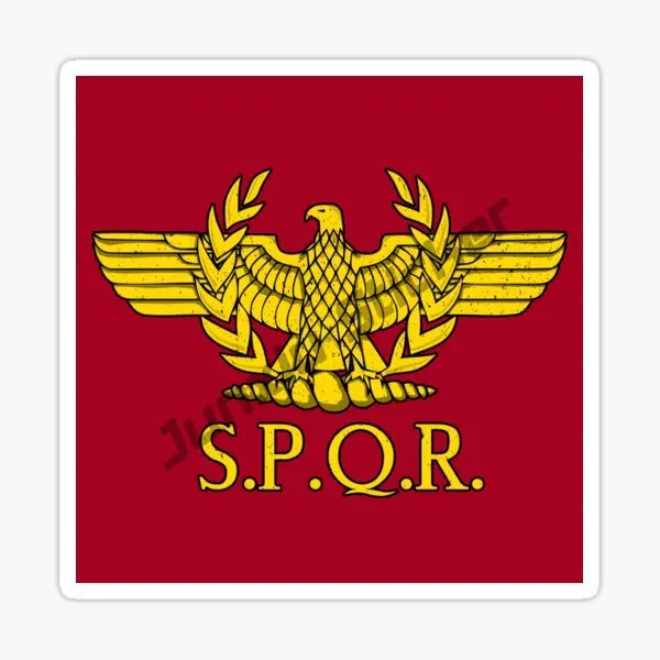 Spqr-自動車用ステッカー,自動車アクセサリー,オートバイ用のパーソナライズされたステッカー