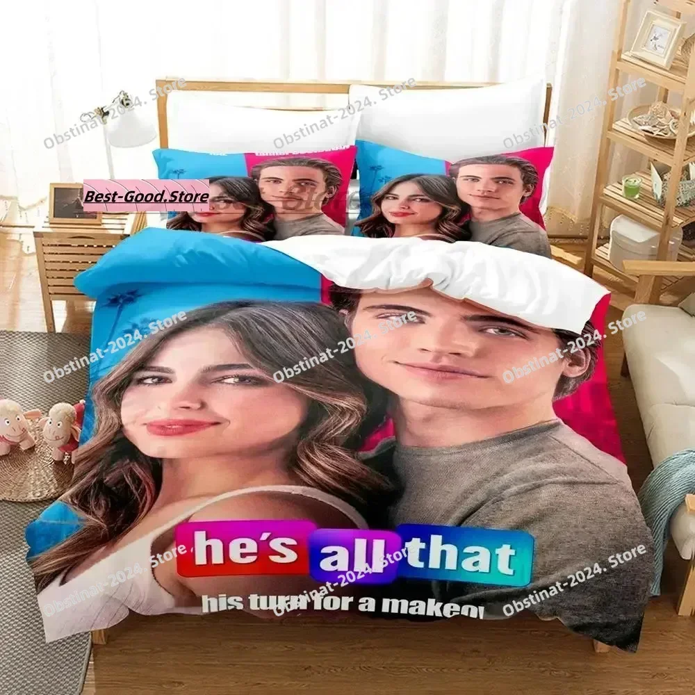 

Addison Rae Bedding Set Single Twin Full Queen King Size Bed Set Aldult Kid Bedroom Duvetcover Sets 3D Print Air conditioning is