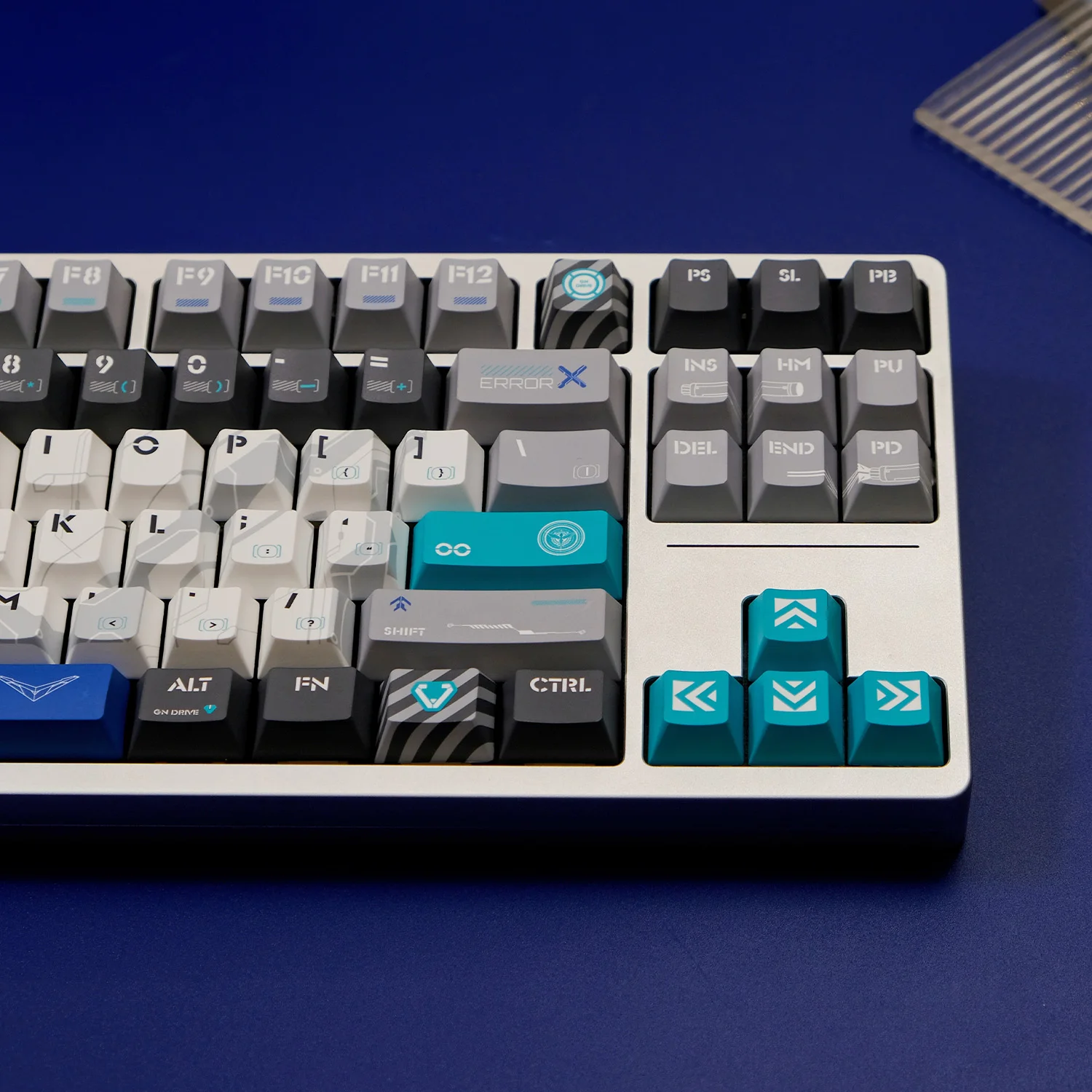 149 Keys Exusiai Themed Keycap Cherry Profile PBT Dye Sub Anime Games Keycaps for MX Switch DIY ISO Mechanical Keyboard Key Caps