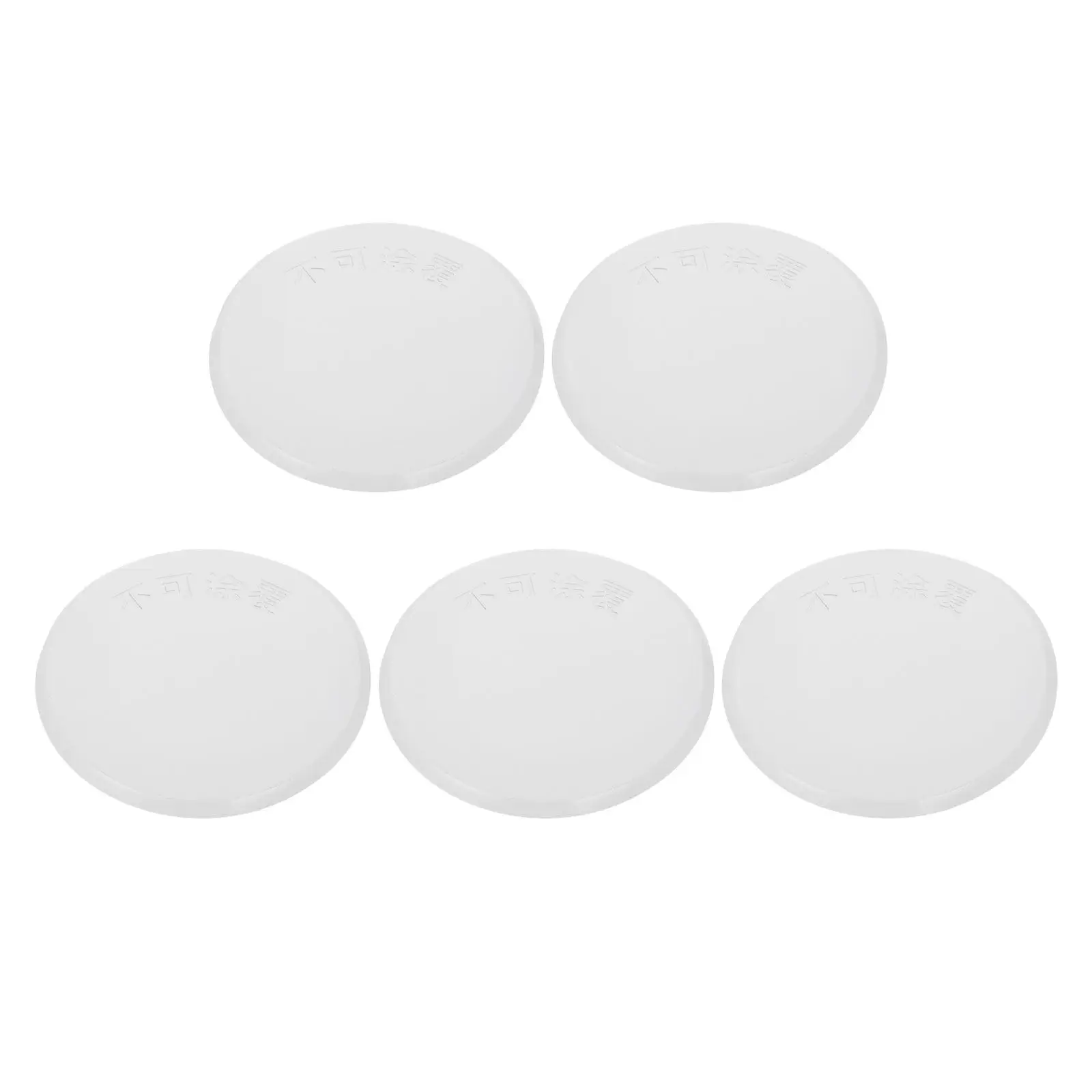 5Pcs White Fire Sprinkler Concealed Cover Plate Flush Mount Recessed Ceiling Trim Ring Sprinkler Head Escutcheon for Home Office