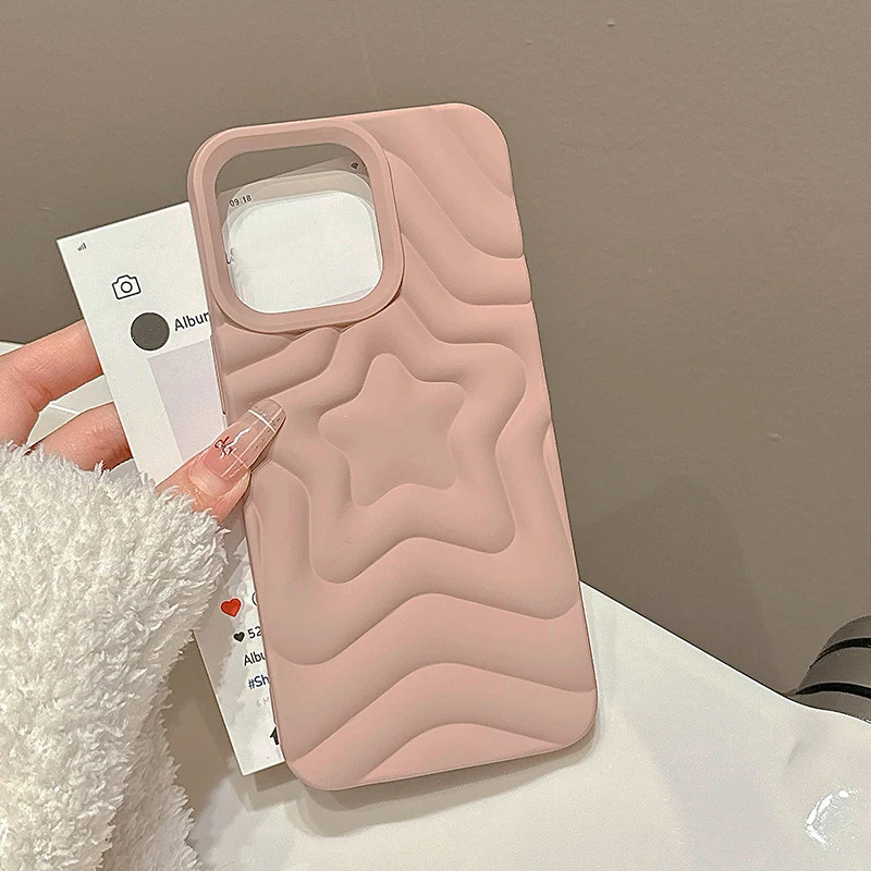 Glitzernde, verchromte, silberfarbene, abgestufte, fünfzackige Stern-TPU-Handyhülle für iPhone 18 Pro Max 17 16 15 13 14, plattierte Silikon-Rückseite – Detail 10