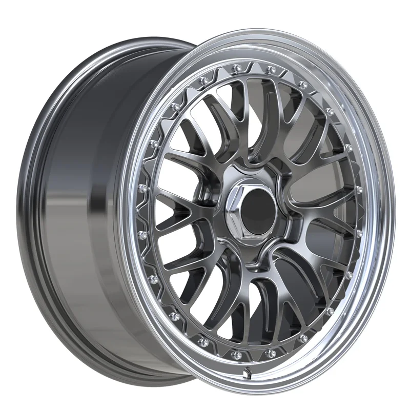 Borui Forged Passenger Car Wheels 19 20 21 22 24 Inch 6061-T6 Alloy Racing Car Wheel Custom Polished Lip 2 Piece Wheel Rims